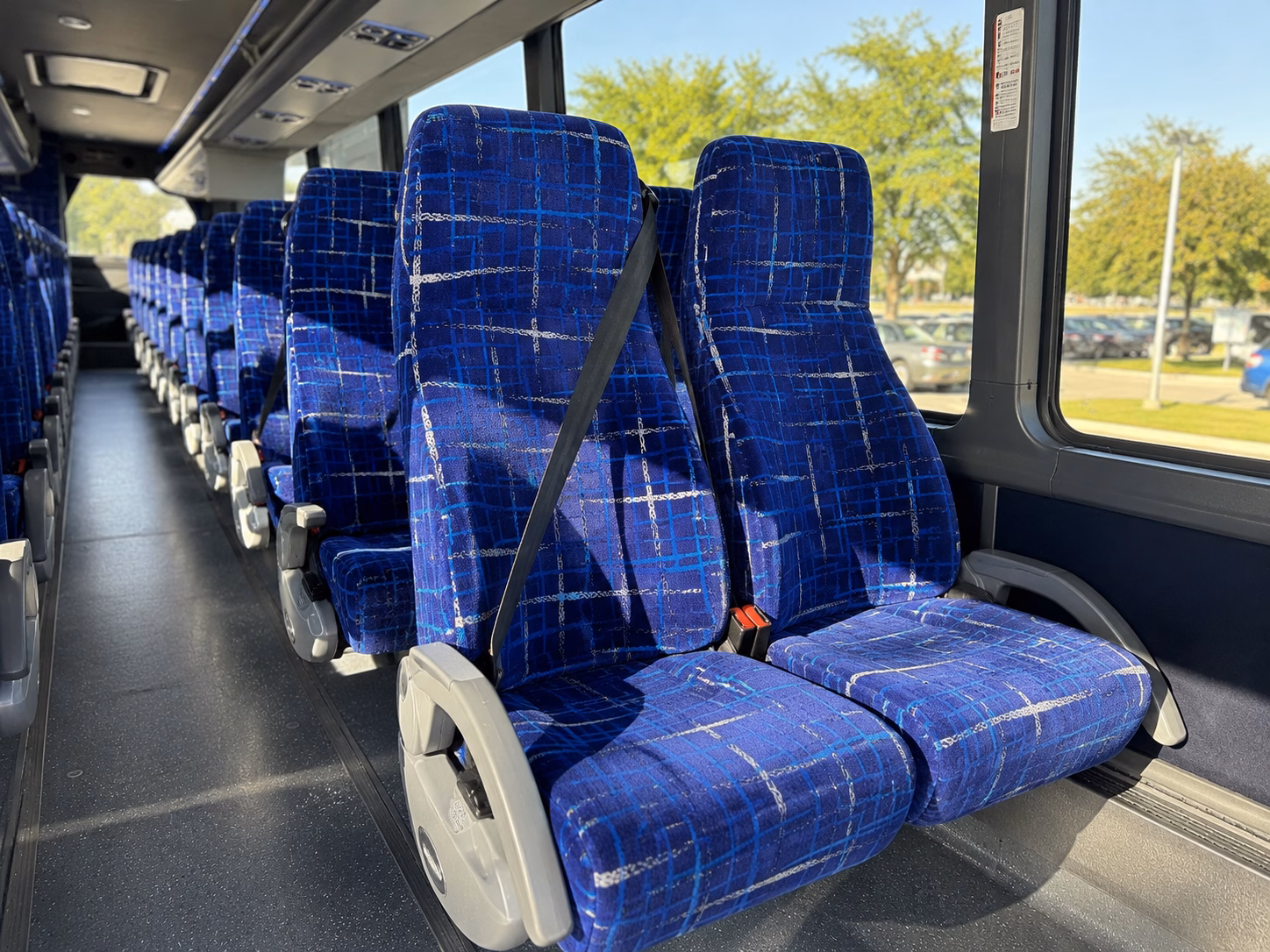 west bloomfield charter bus rental inside
